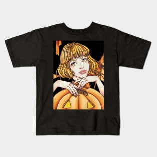 Pumpkin Queen Kids T-Shirt